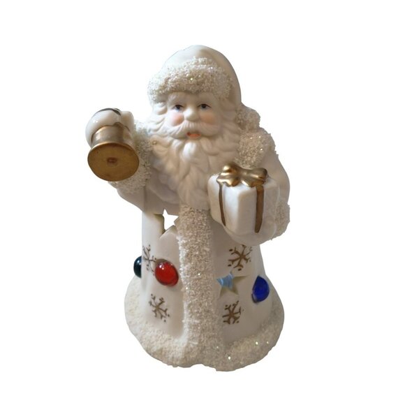 Christmas Collection By Lincolnshire Santa Claus Candleholder New Opened Box CB3 - Picture 2 of 5